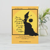 ヴィンテージウィエレガントッチビクトリアンハローウィンパーティ 招待状 (スタンド正面)