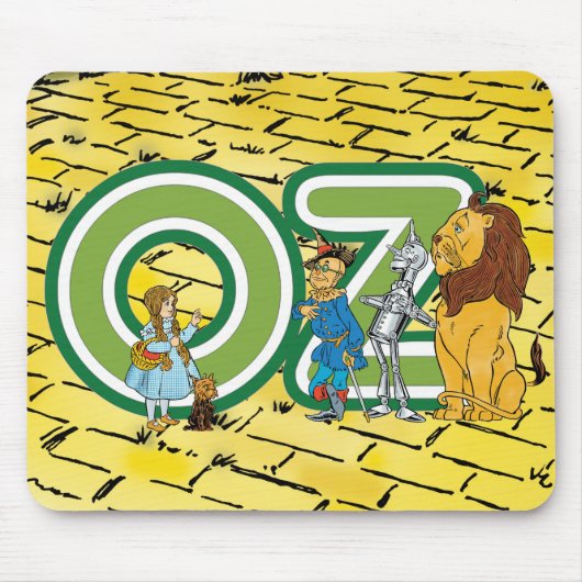 ヴィンテージウィザーズ童話キャラクターデンスロウ マウスパッド (正面)
