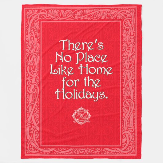 ヴィンテージウィザーズ・オブ・オズ・クリスマス・ブランケット フリースブランケット (正面)