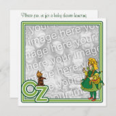 ヴィンテージウィザーズ・オブ・オズ・ベイビーシャワーパーティの招待状 招待状 (正面/裏面)