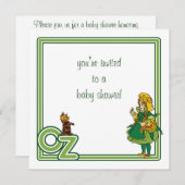 ヴィンテージウィザーズ・オブ・オズ・ベイビーシャワー招待状 招待状 (正面/裏面)