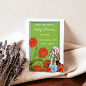 ヴィンテージウィザーズ・オブ・オズ・ベイビーシャワー 招待状