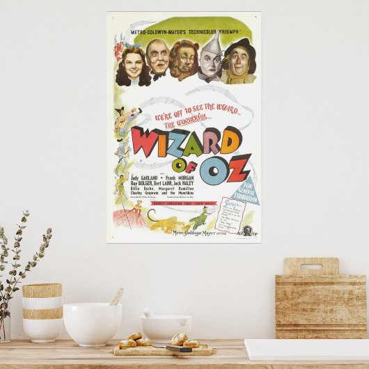 ヴィンテージウィザーズOzミュージカルファンタジー膜 ポスター (キッチン)