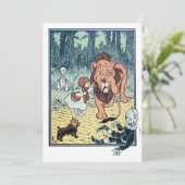 ヴィンテージウィザードのオズイエローブリックロード招待状 招待状 (スタンド正面)