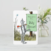 ヴィンテージウィザードのオズティンマンベビーシャワー招待状 招待状 (スタンド正面)