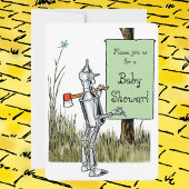 ヴィンテージウィザードのオズティンマンベビーシャワー招待状 招待状