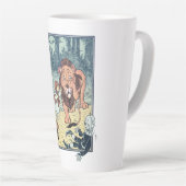 ヴィンテージウィザードのOzキャラクター、黄色レンガ道路 カフェラテマグ (右アングル)