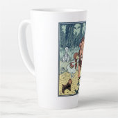 ヴィンテージウィザードのOzキャラクター、黄色レンガ道路 カフェラテマグ (左アングル)