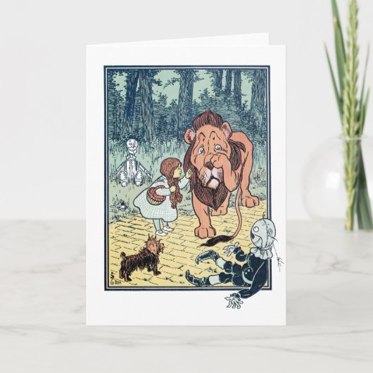 ヴィンテージウィザードのOzキャラクター、黄色レンガ道路 カード (正面)