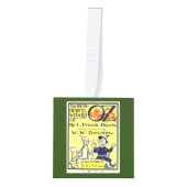 ヴィンテージウィザードのOzキャラクター、黄色レンガ道路 キューブオーナメント (正面)