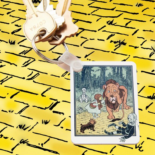 ヴィンテージウィザードのOzキャラクター、黄色レンガ道路 キーホルダー