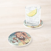 ヴィンテージウィザードのOzキャラクター、黄色レンガ道路 コースター (側面)