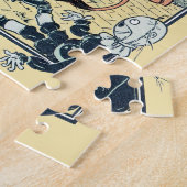 ヴィンテージウィザードのOzキャラクター、黄色レンガ道路 ジグソーパズル (側面)