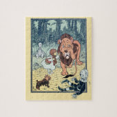 ヴィンテージウィザードのOzキャラクター、黄色レンガ道路 ジグソーパズル (縦)