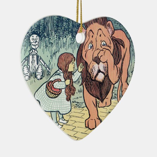 ヴィンテージウィザードのOzキャラクター、黄色レンガ道路 セラミックオーナメント (右)