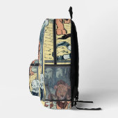 ヴィンテージウィザードのOzキャラクター、黄色レンガ道路 プリントバックパック (右)