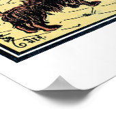 ヴィンテージウィザードのOzキャラクター、黄色レンガ道路 ポスター (角)