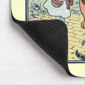 ヴィンテージウィザードのOzキャラクター、黄色レンガ道路 マウスパッド (コーナー)