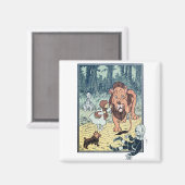 ヴィンテージウィザードのOzキャラクター、黄色レンガ道路 マグネット (正面/裏面)