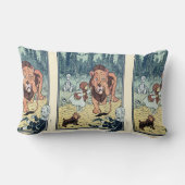 ヴィンテージウィザードのOzキャラクター、黄色レンガ道路 ランバークッション (裏面)