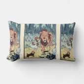 ヴィンテージウィザードのOzキャラクター、黄色レンガ道路 ランバークッション (正面)