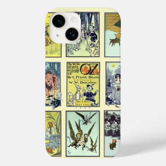 ヴィンテージウィザードのOzキャラクター、黄色レンガ道路 Case-Mate iPhoneケース (裏面)