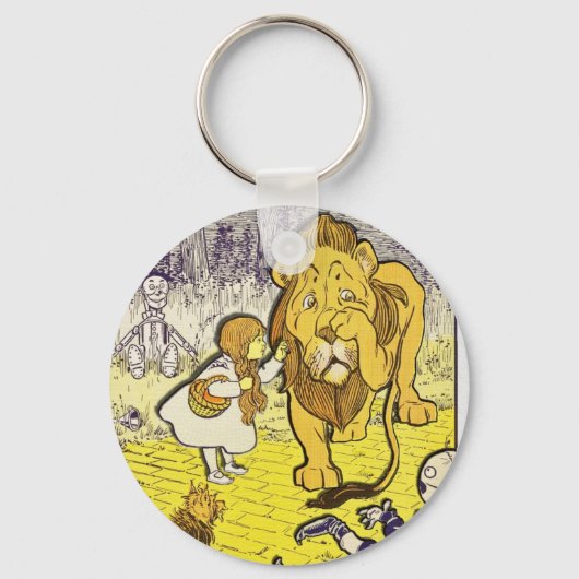 ヴィンテージウィザードのOz 1st Editionプリント キーホルダー (正面)