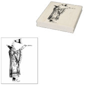 ヴィンテージウィザードアジュアル魔法ラバーアートスタンプ ラバースタンプ (押印)