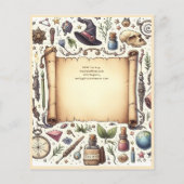 ヴィンテージウィザードウィッチパーティー魔法の魔法のワンズ帽子 (裏面)