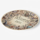 ヴィンテージウィザードウィッチパーティー魔法の魔法のワンズ帽子 ペーパープレート (アングル)