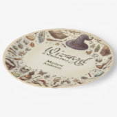 ヴィンテージウィザードウィッチパーティー魔法の魔法のワンズ帽子 ペーパープレート (アングル)