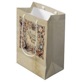 ヴィンテージウィザードウィッチパーティー魔法の魔法のワンズ帽子 ミディアムペーパーバッグ