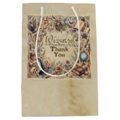 ヴィンテージウィザードウィッチパーティー魔法の魔法のワンズ帽子 ミディアムペーパーバッグ (正面)