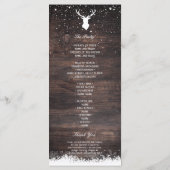 ヴィンテージウィシンプルンターディア&スノーフラックスメニュー メニュー (裏面)