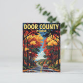 ヴィンテージウィスコンシンドアカウンティトラベル ポストカード (スタンド正面)
