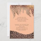 ヴィンテージウィステリアダマスク金ゴールドティアラ・キンセアニラ 招待状 (裏面)