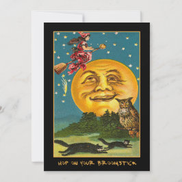 ヴィンテージウィッチオーバームーン血文字招待状 招待状