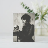 ヴィンテージウィッチカーフトスカル女 ポストカード (スタンド正面)