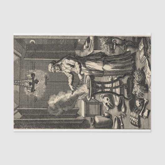 ヴィンテージウィッチクラフトハローウィンパーティギフト 薄葉紙 (正面)