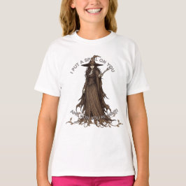 ヴィンテージウィッチゴシックアート Tシャツ