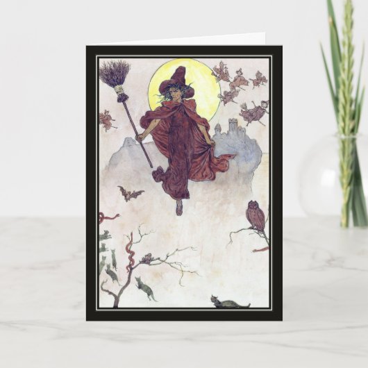 ヴィンテージウィッチズバイケイト・グリーンアウェイ カード (正面)