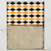 ヴィンテージウィッチハロウィーンジャンクジャーナルページ (裏面)