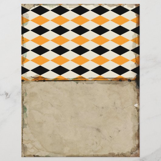 ヴィンテージウィッチハロウィーンジャンクジャーナルページ (裏面)