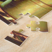 ヴィンテージウィッチハロウィーンピンアップ ジグソーパズル (側面)