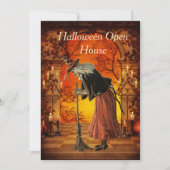 ヴィンテージウィッチハローウィンパーティ招待状 招待状 (正面)