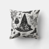 ヴィンテージウィッチフローラハロウィーンエフエメラ クッション (裏面)