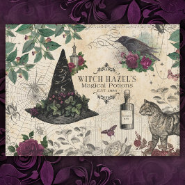 ヴィンテージウィッチフローラハロウィーンエフエメラ ラッピングペーパーシート