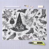 ヴィンテージウィッチフローラハロウィーンエフエメラ 薄葉紙 (クラフト)