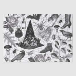 ヴィンテージウィッチフローラハロウィーンエフエメラ 薄葉紙