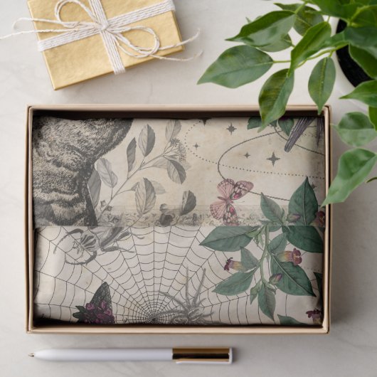 ヴィンテージウィッチフローラハロウィーンエフエメラ 薄葉紙 (ギフト)